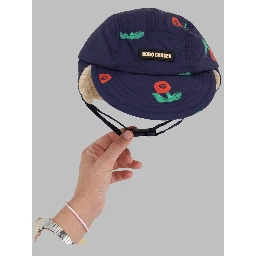 stamps bloom all over winter cap