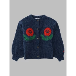 stamp bloom cardigan