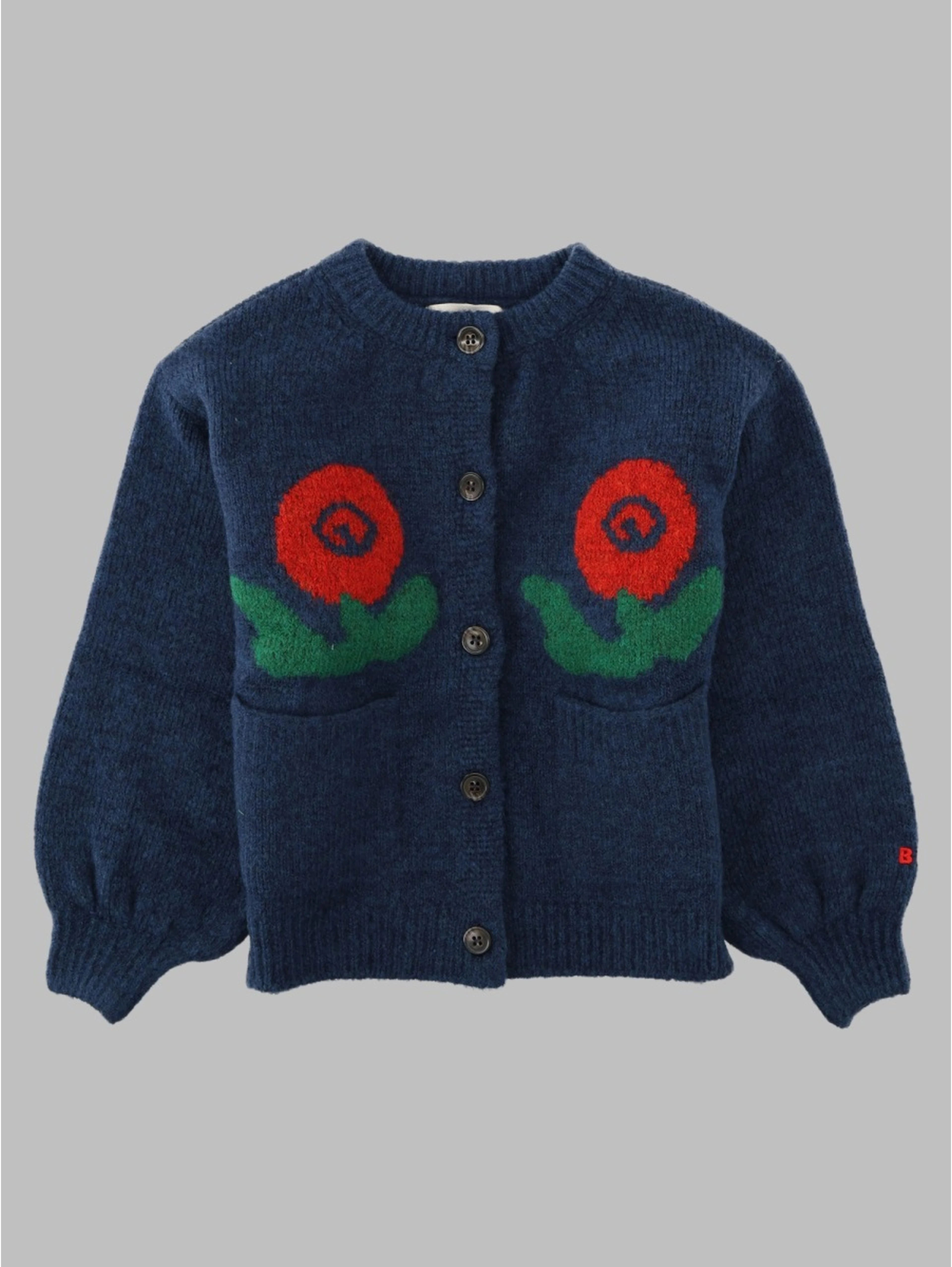 stamp bloom cardigan