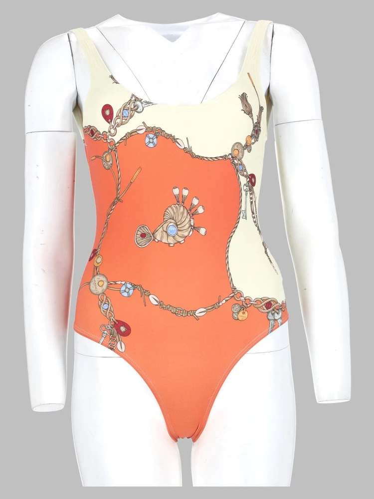 Costume Da Bagno Intero Con Stampa
