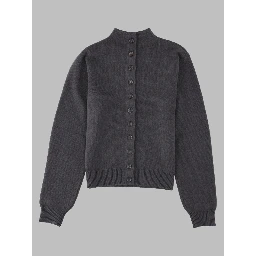 Maglia Reversibile con Bottoni in Cashmere