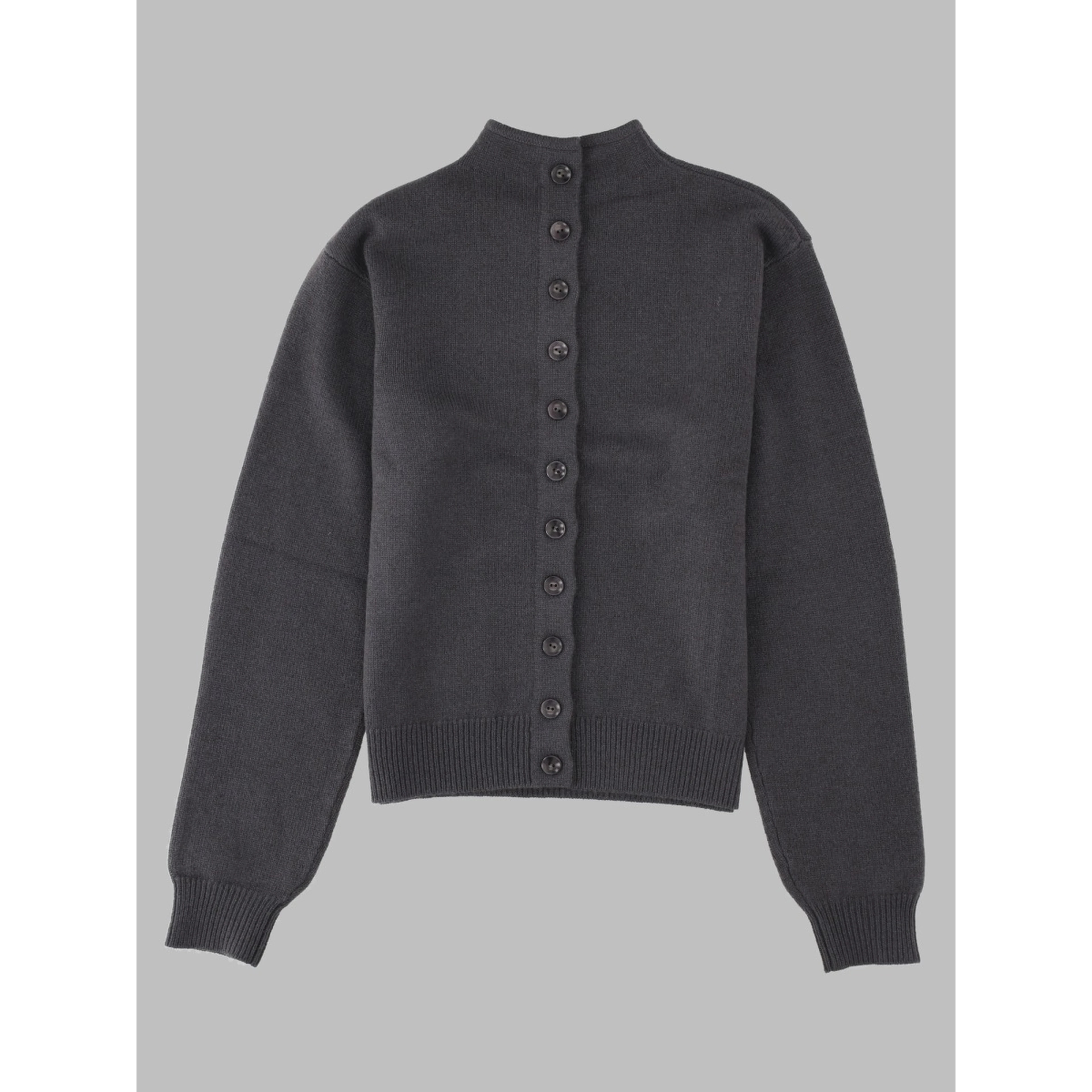 Maglia Reversibile con Bottoni in Cashmere