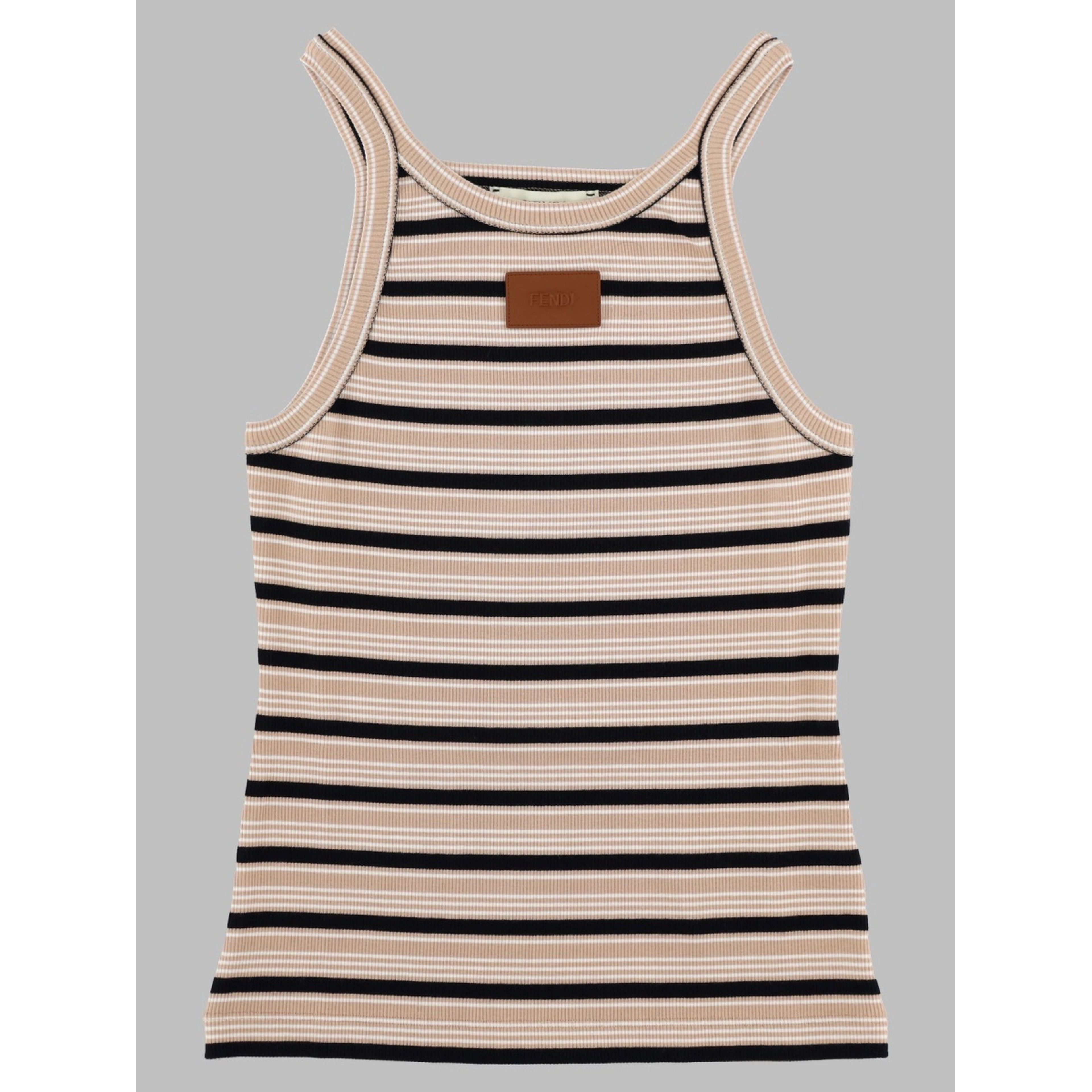 Top in Cotone a Righe