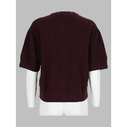 Cardigan in Misto Cotone e Lana