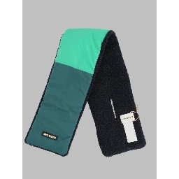 color block sheepskin mittens