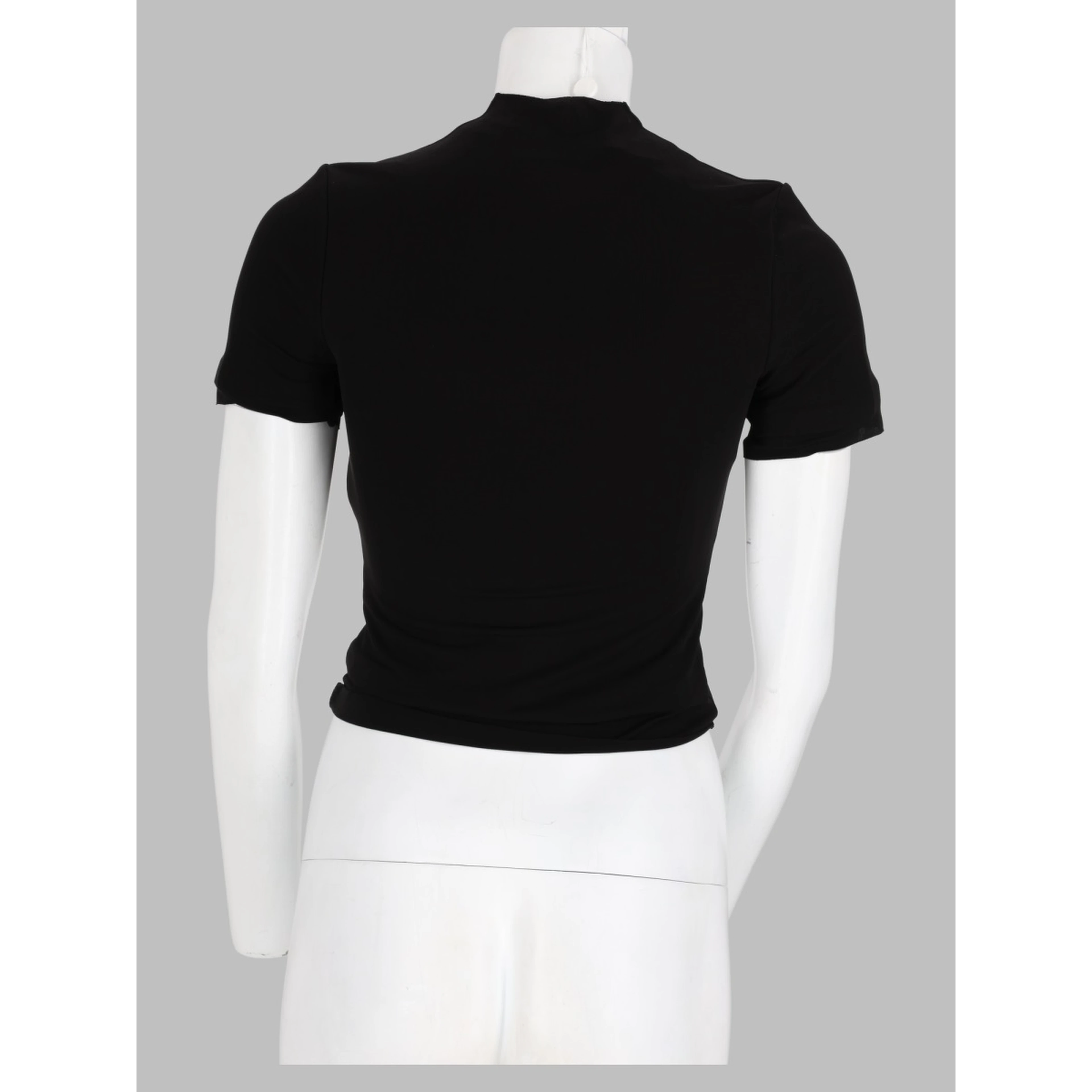T-Shirt Layered Con Bottoni
