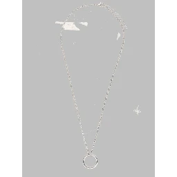 MINIMAL LOGO RING NECKLACE