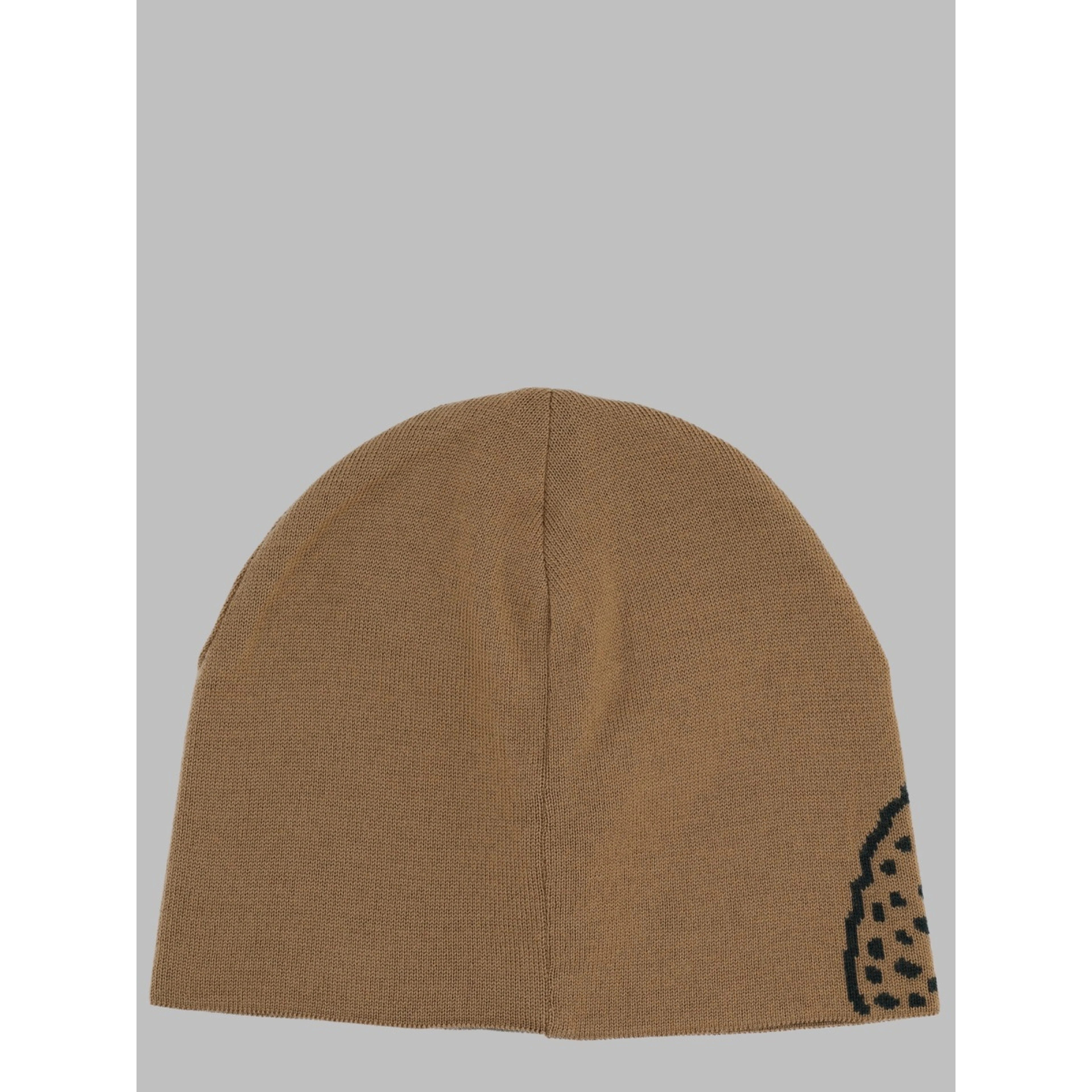 Berretto in Lana con Coccodrillo Jacquard