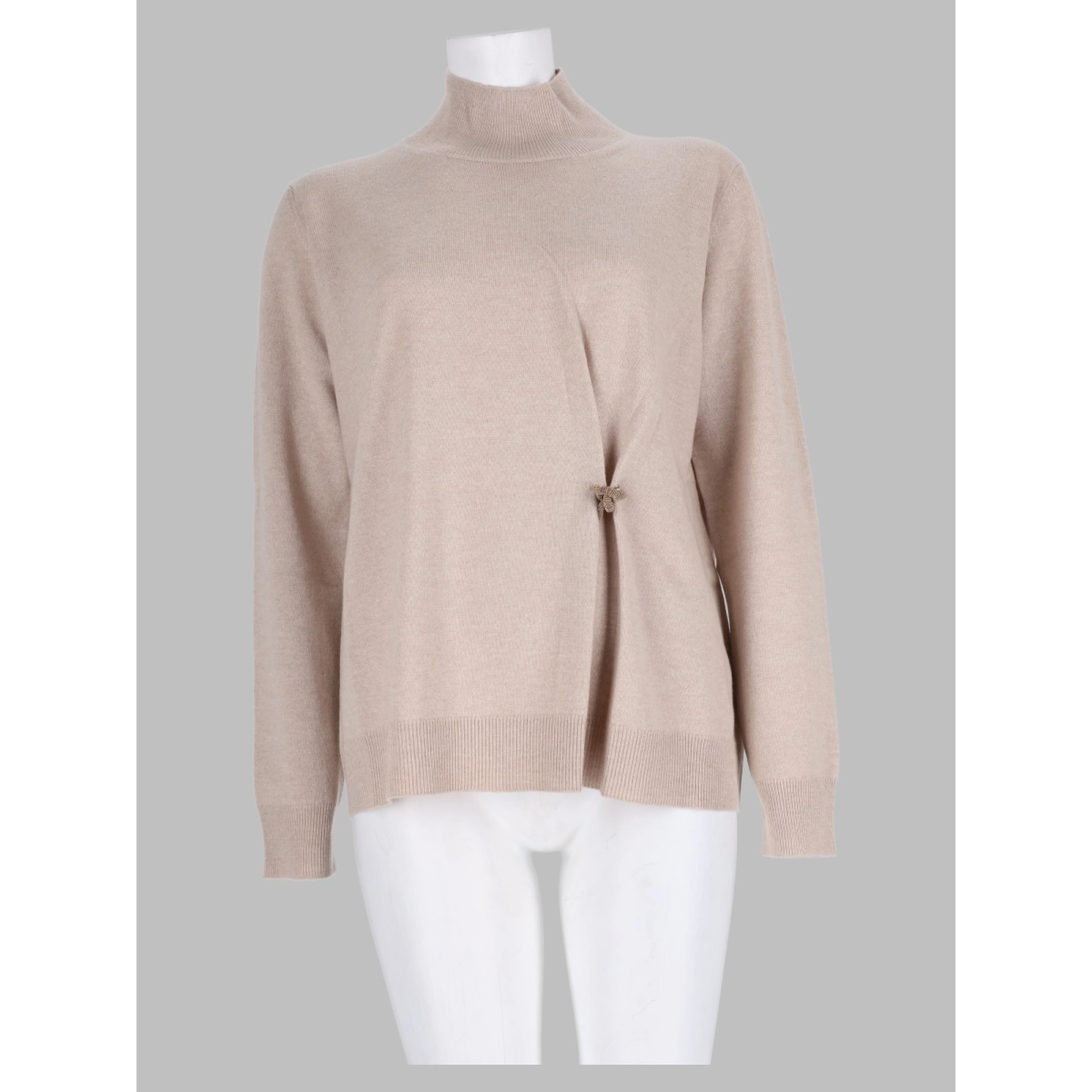 Maglia In Lana Misto Seta e Cashmere