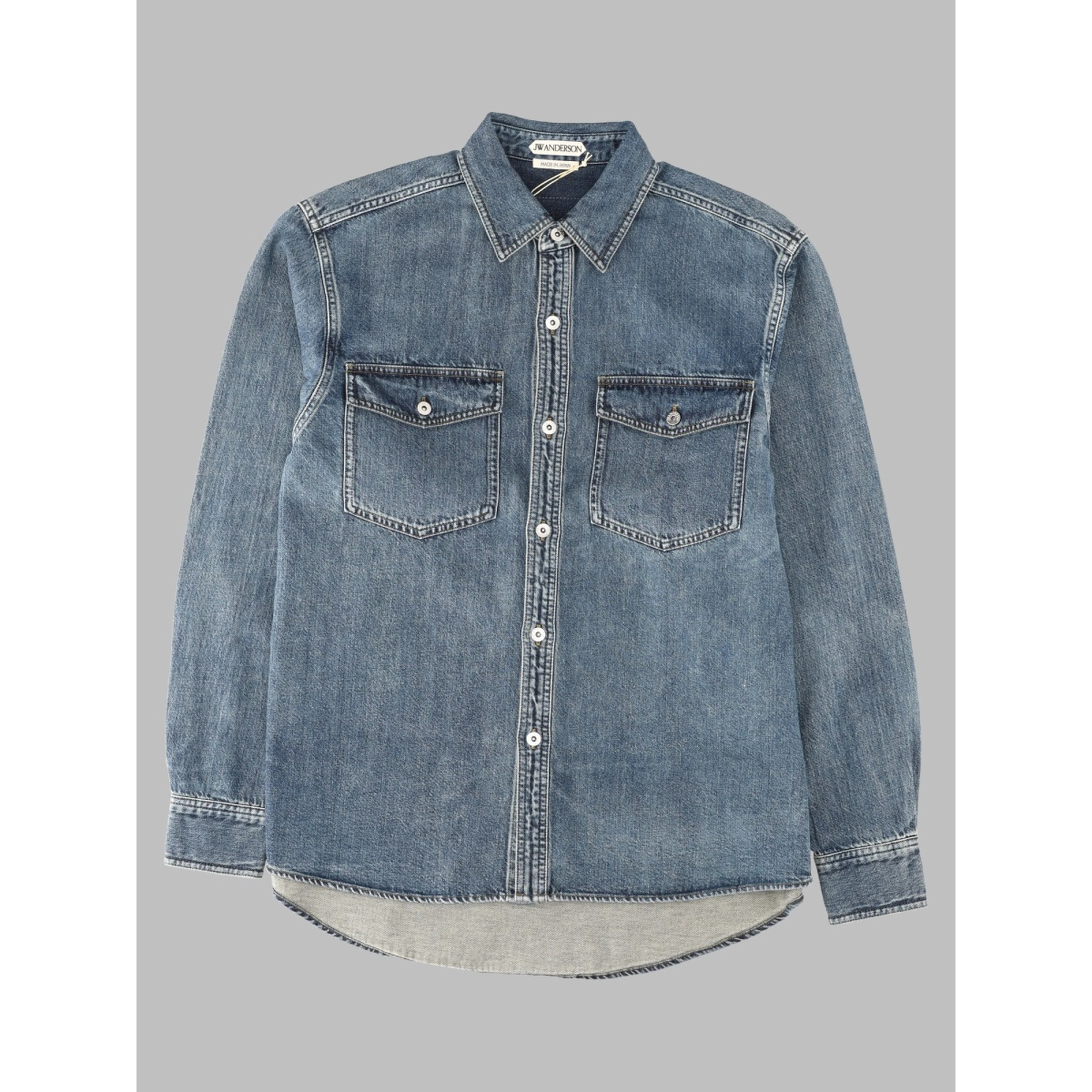 Overshirt In Denim Di Cotone