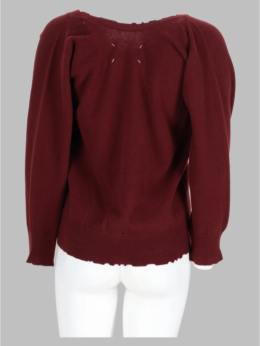 Maglia In Lana Effetto Usurato