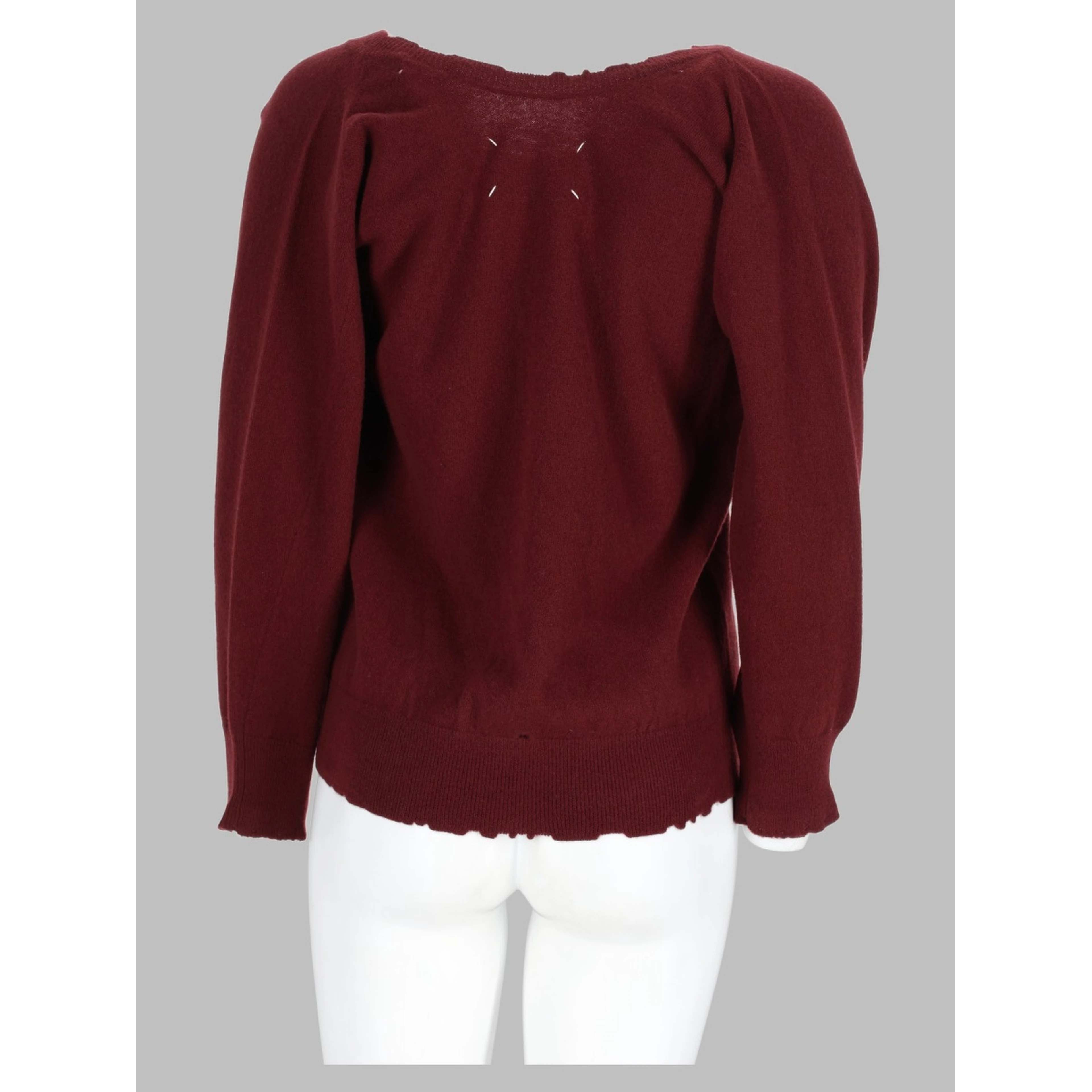 Maglia In Lana Effetto Usurato