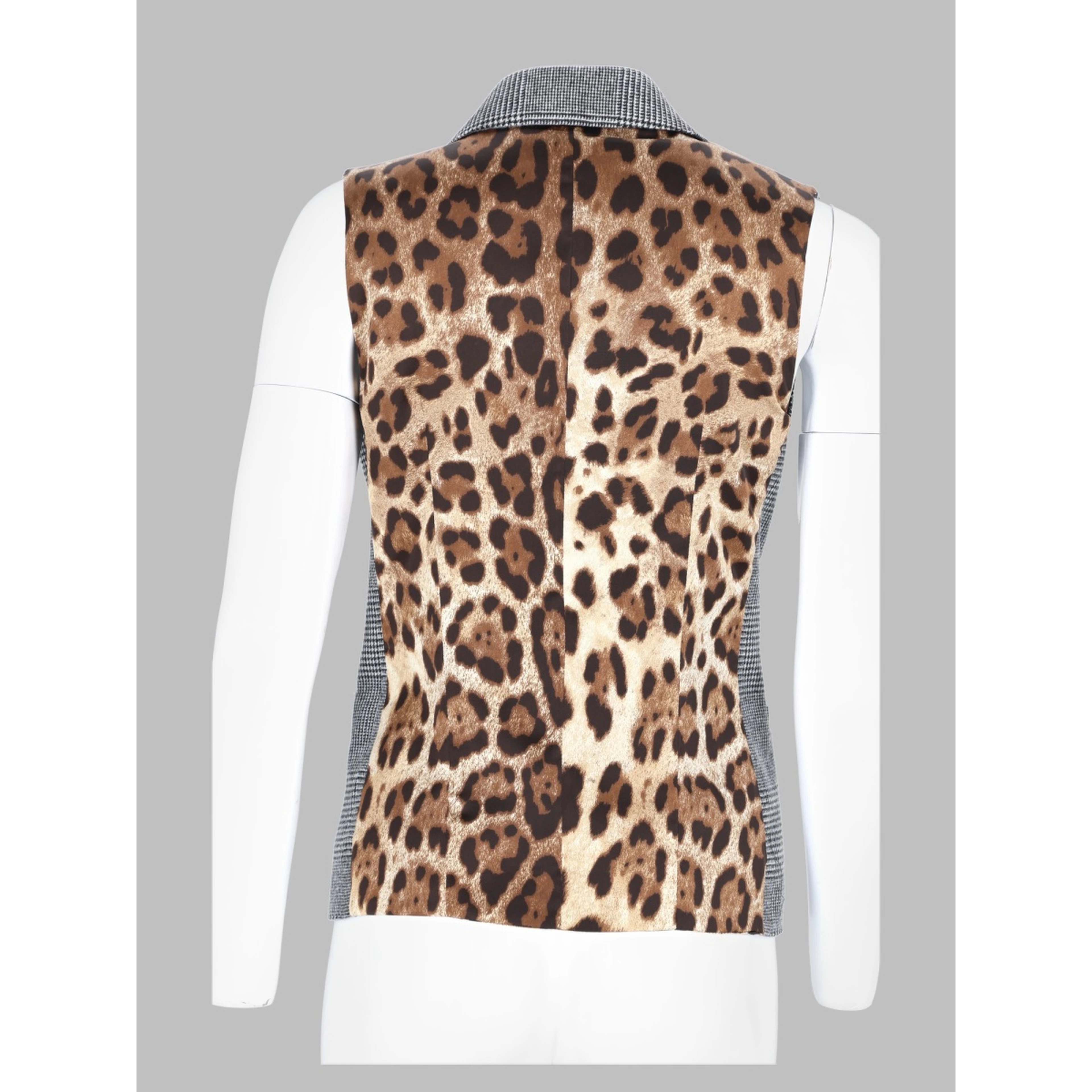 Gilet In Flanella Principe Di Galles
