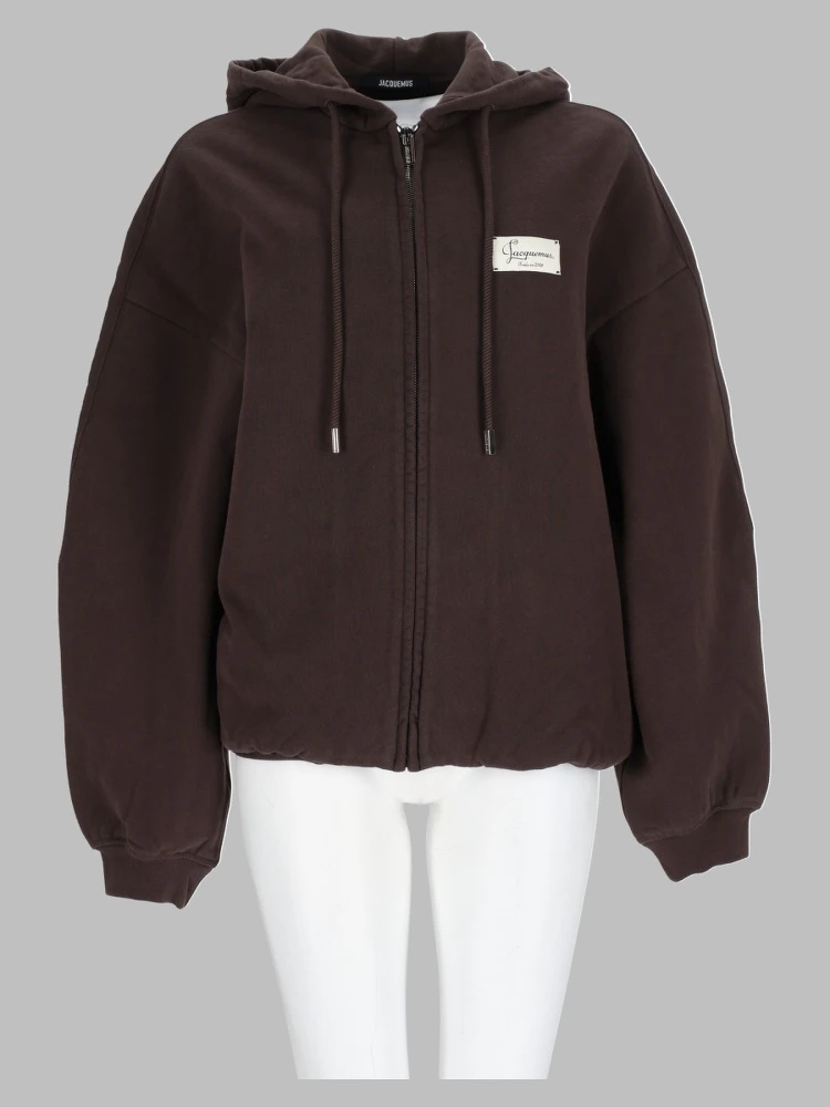 Felpa "Corso" Con Cappuccio e Zip