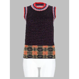 Gilet con Motivo Geometrico