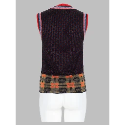 Gilet con Motivo Geometrico
