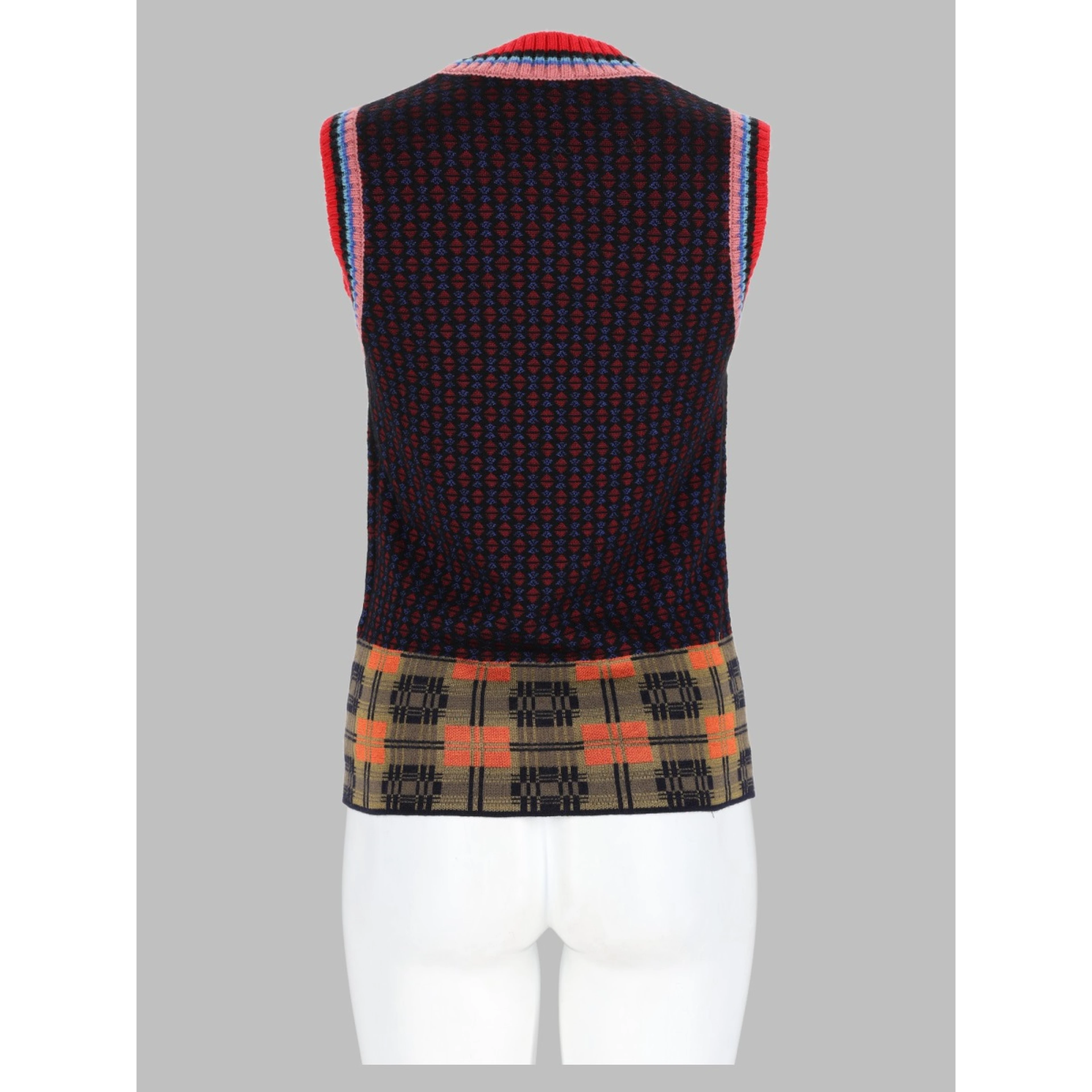 Gilet con Motivo Geometrico