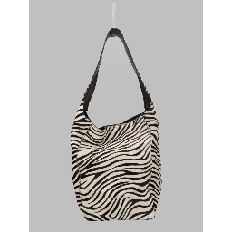 Borsa Bucket in Pelle Effetto Cavallino
