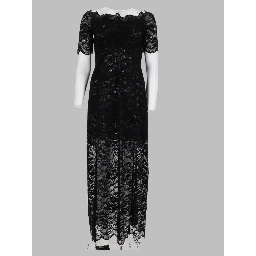 Abito Midi In Pizzo