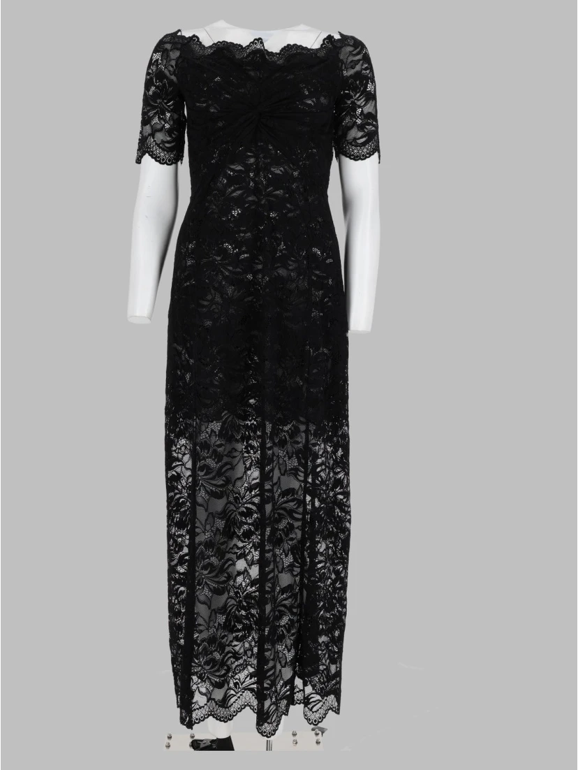 Abito Midi In Pizzo