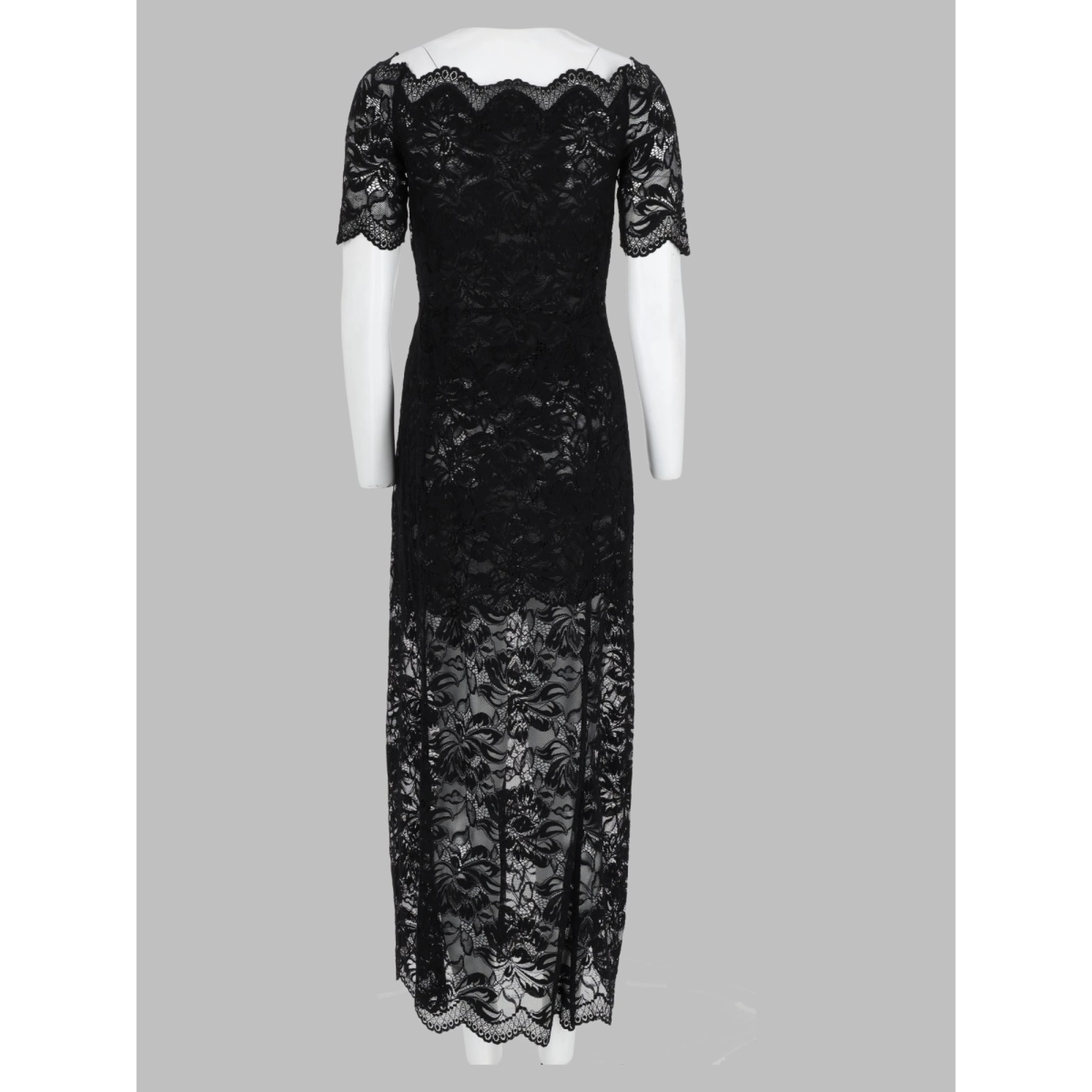 Abito Midi In Pizzo