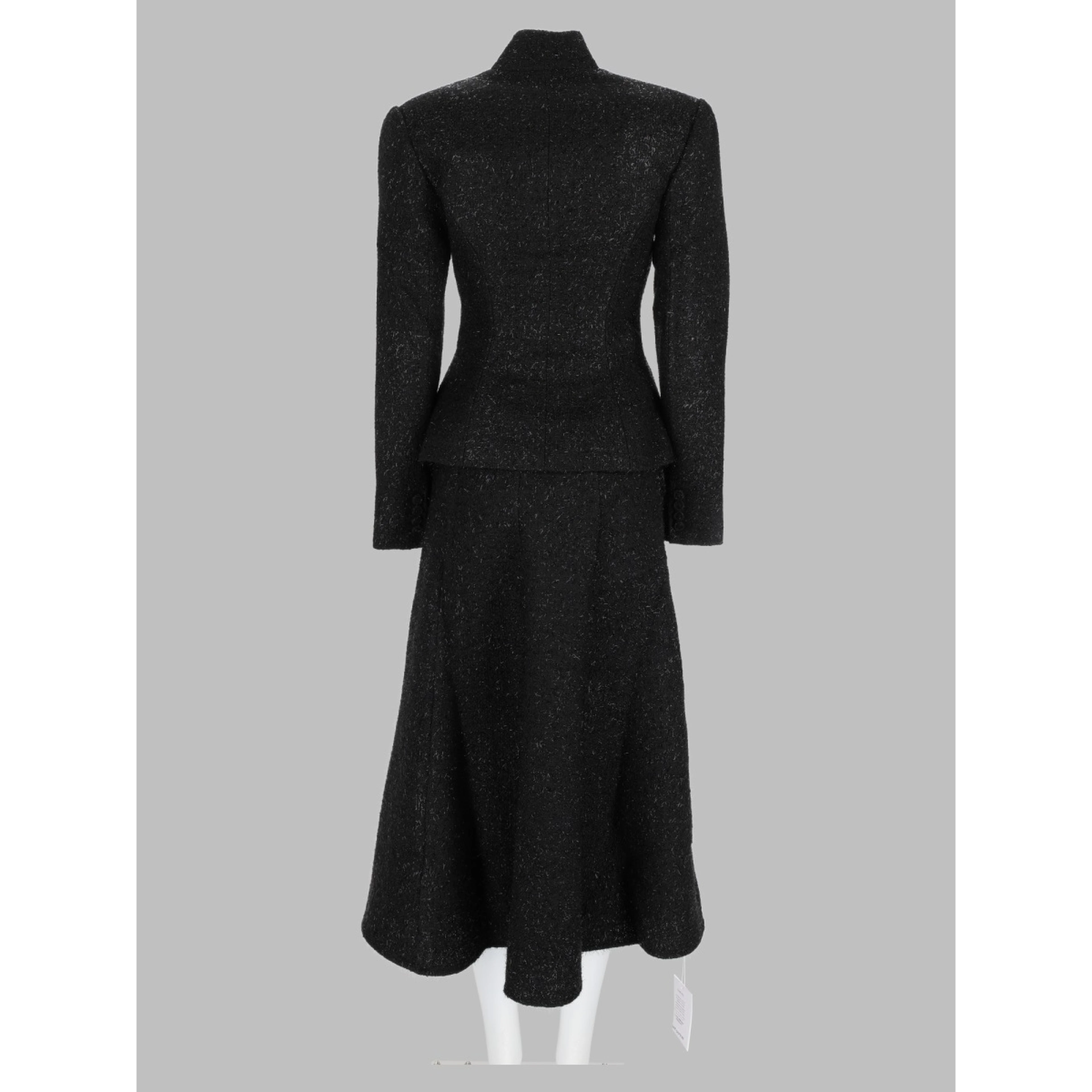 Abito Midi in Bouclé Metallizzato