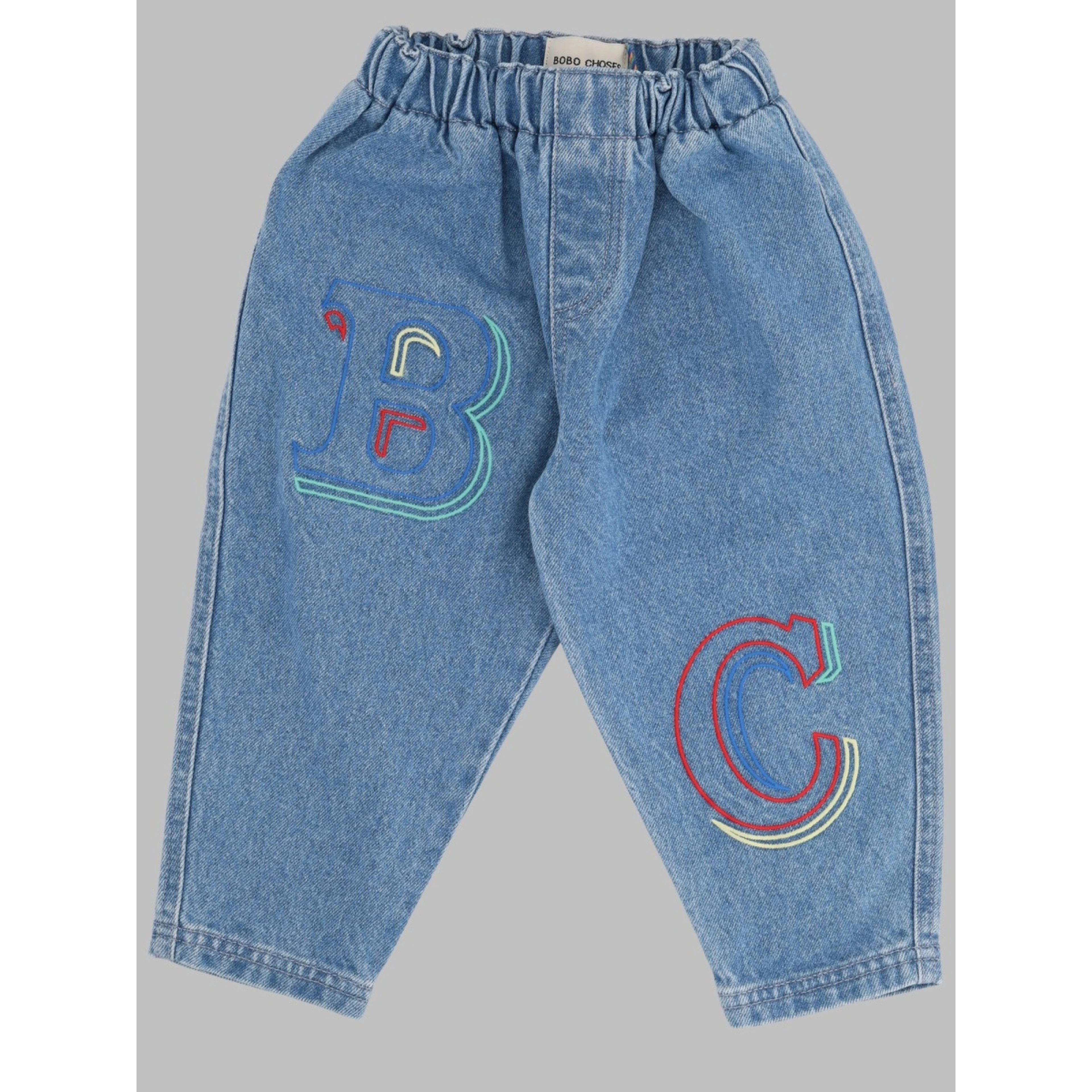 b.c. embossed denim pants