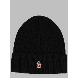 Berretto in Lana con Patch Logo