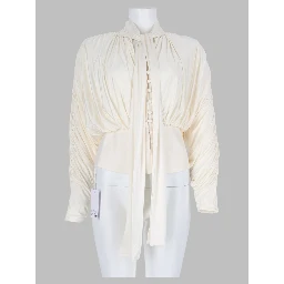 Top in Jersey con Colletto Annodato
