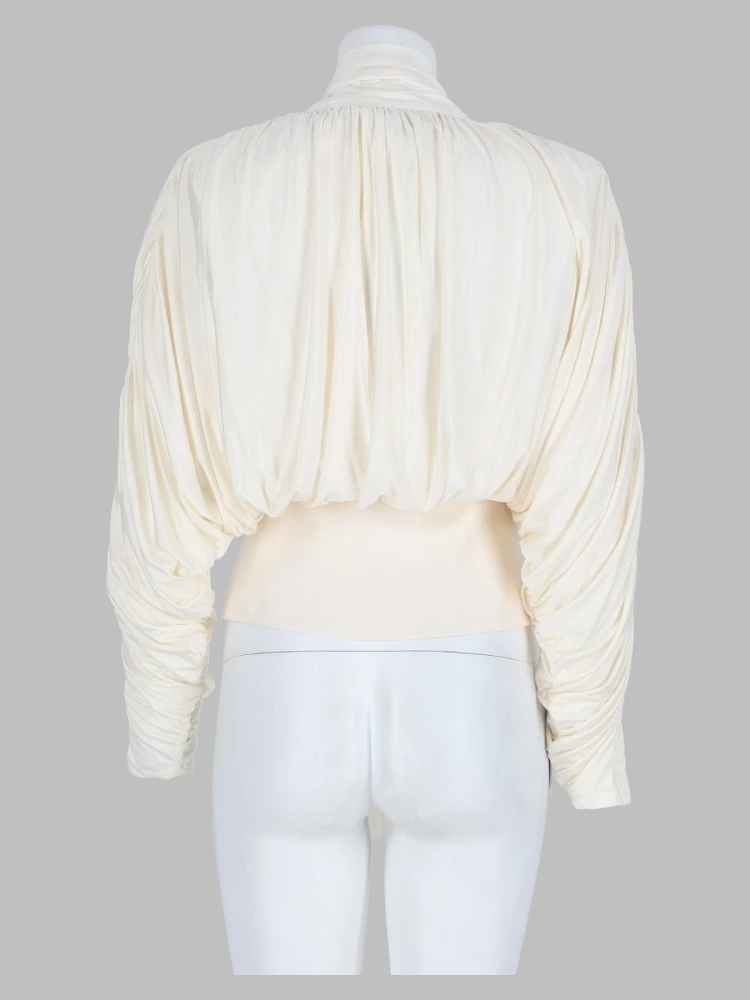 Top in Jersey con Colletto Annodato alternative