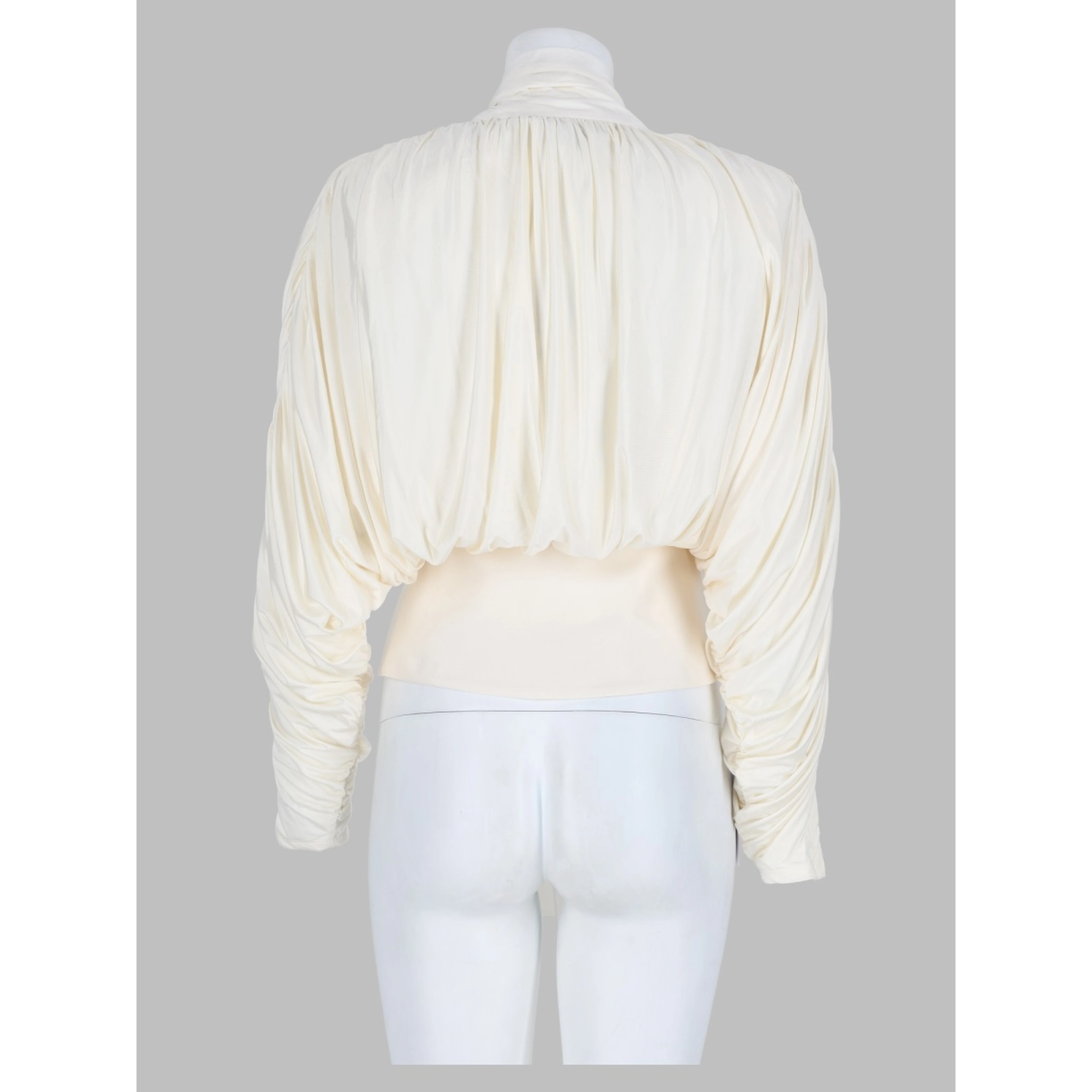 Top in Jersey con Colletto Annodato