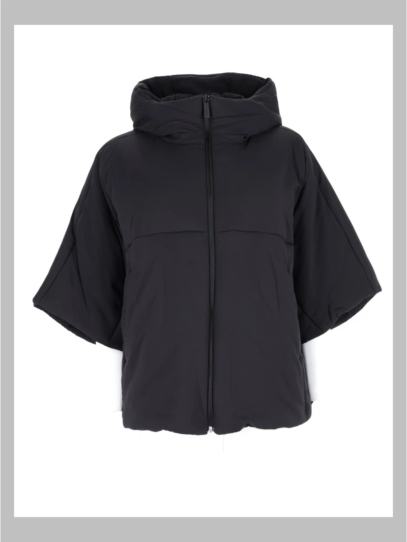 Giacca Con Zip e Cappuccio