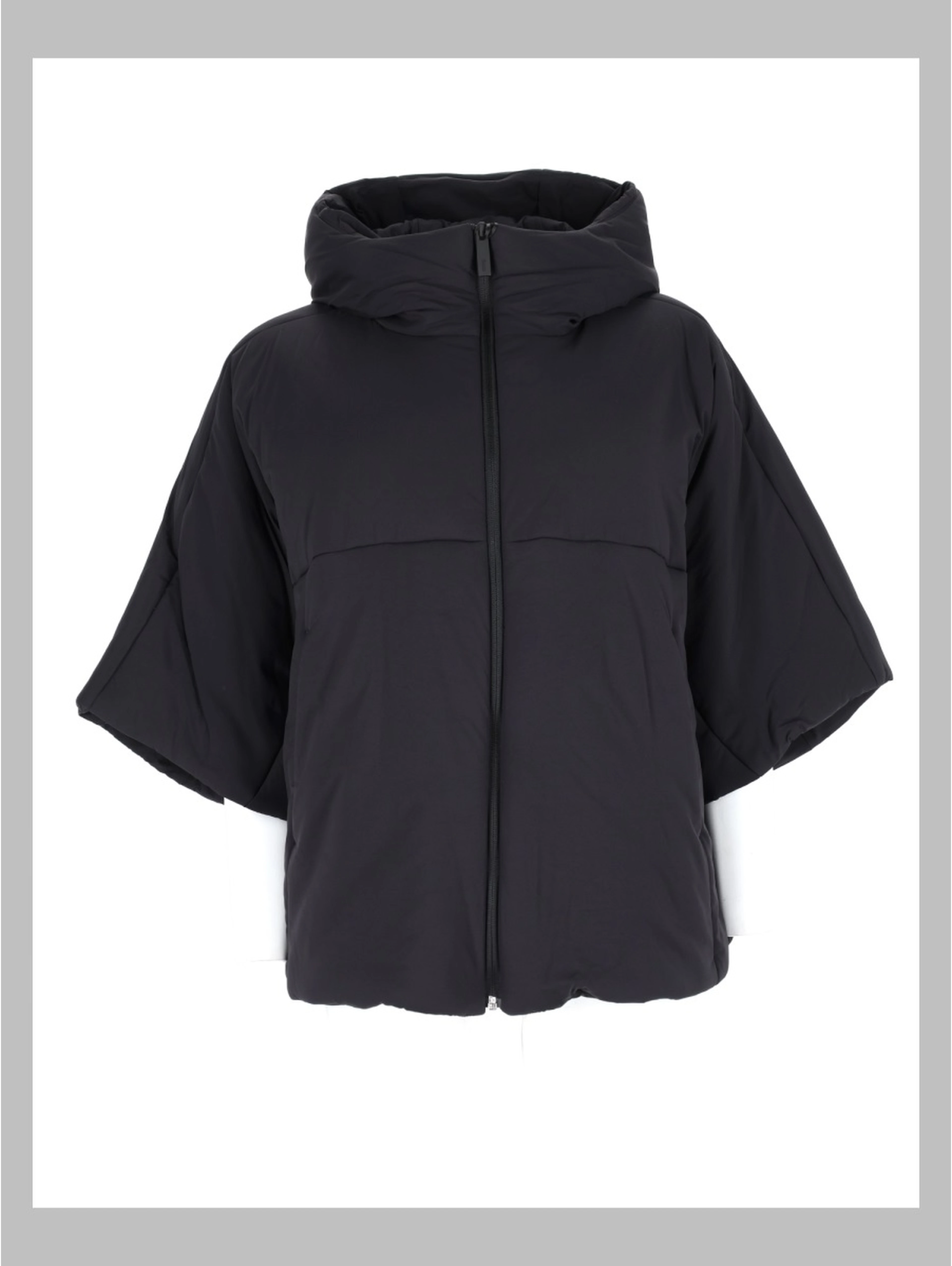 Giacca Con Zip e Cappuccio