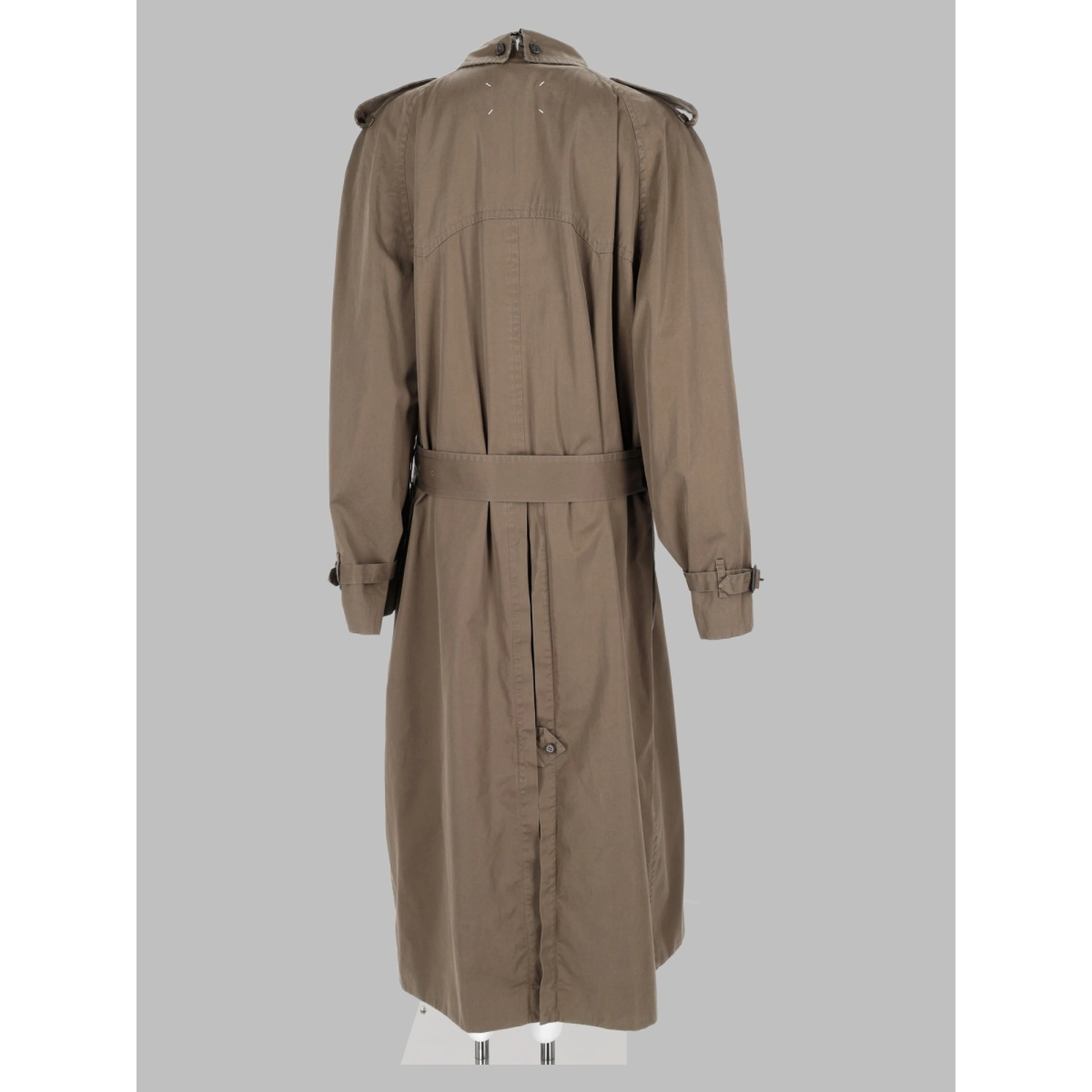 Trench "Folden Collar" In Cotone