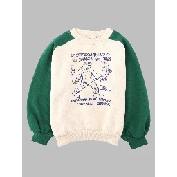 mr. footish raglan sweatshirt