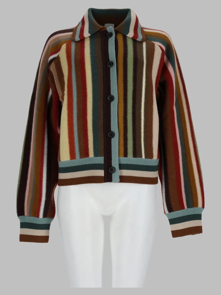 Cardigan In Lana Merino