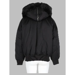 Bomber Cropped con Cappuccio