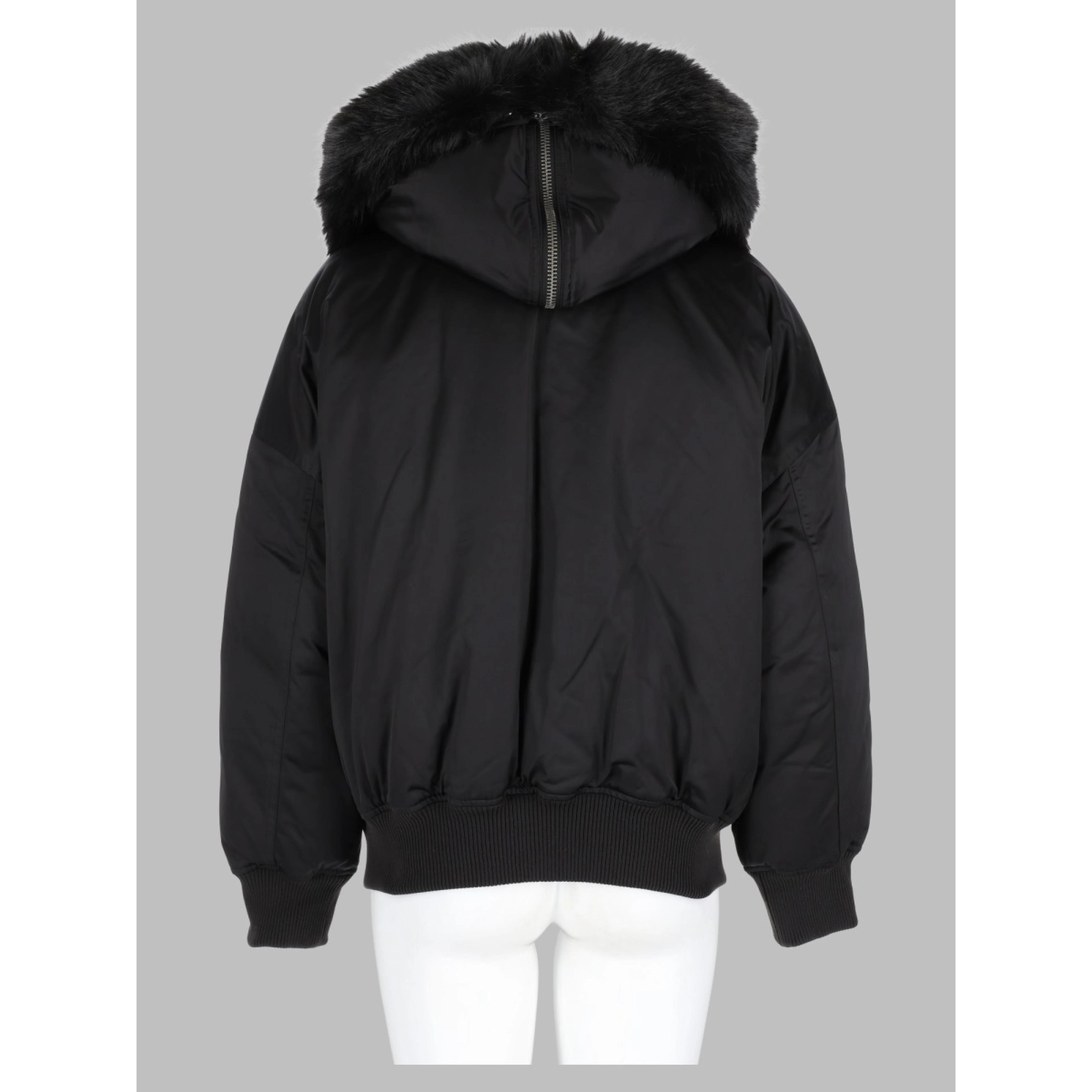 Bomber Cropped con Cappuccio