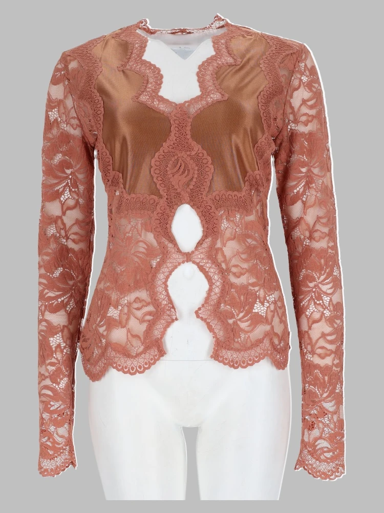 Top in Pizzo e Jersey
