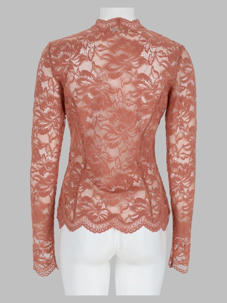 Top in Pizzo e Jersey alternative