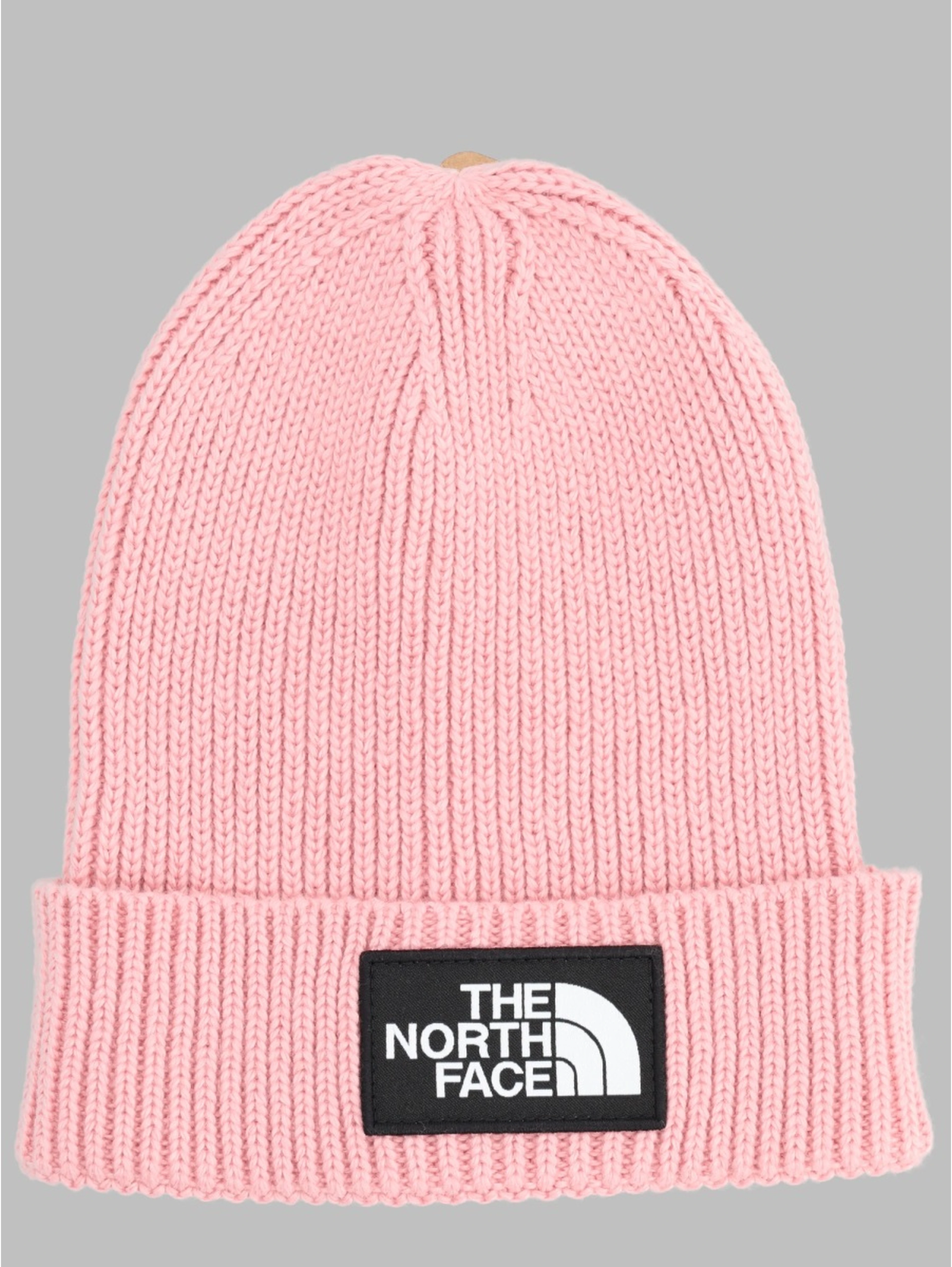 kids tnf logo boxcuffed beanie