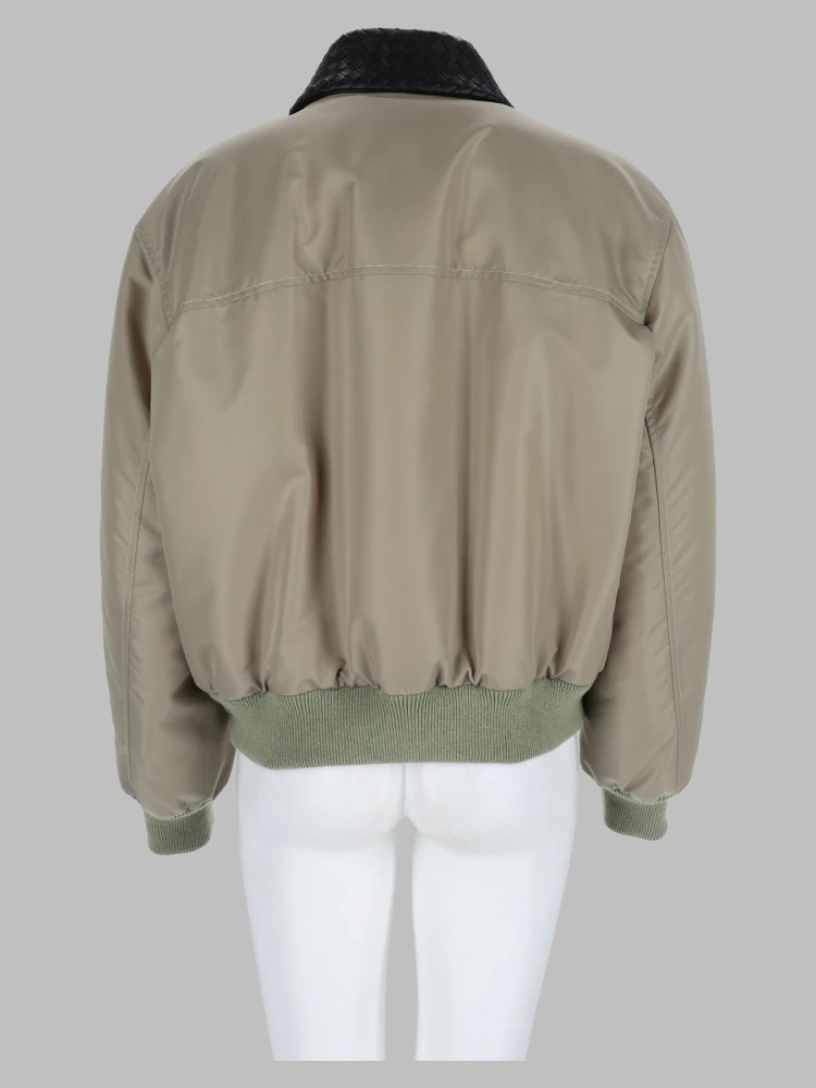 Giacca In Satin Con Colletto Intrecciato alternative