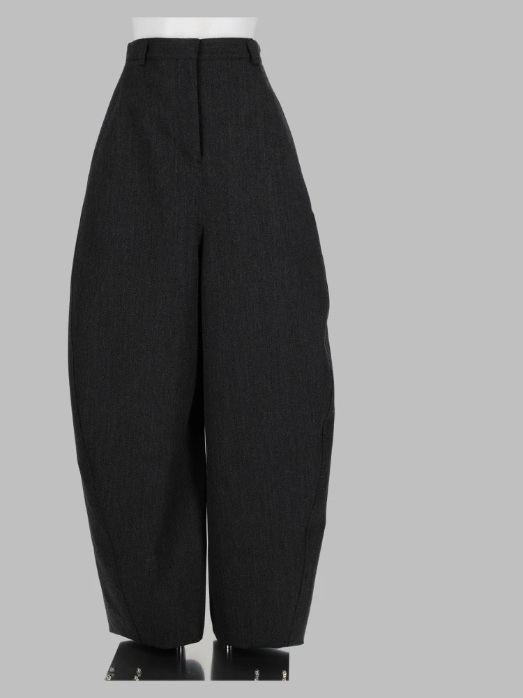 Pantalone Barrel In Lana