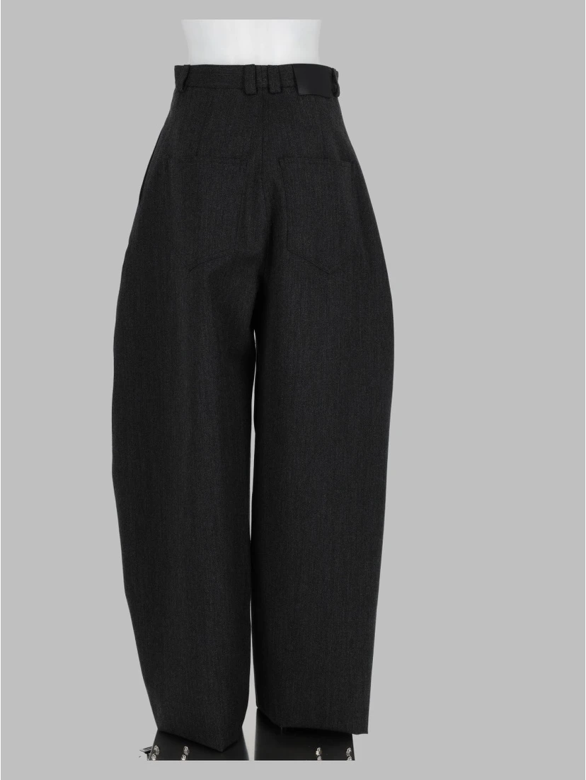 Pantalone Barrel In Lana
