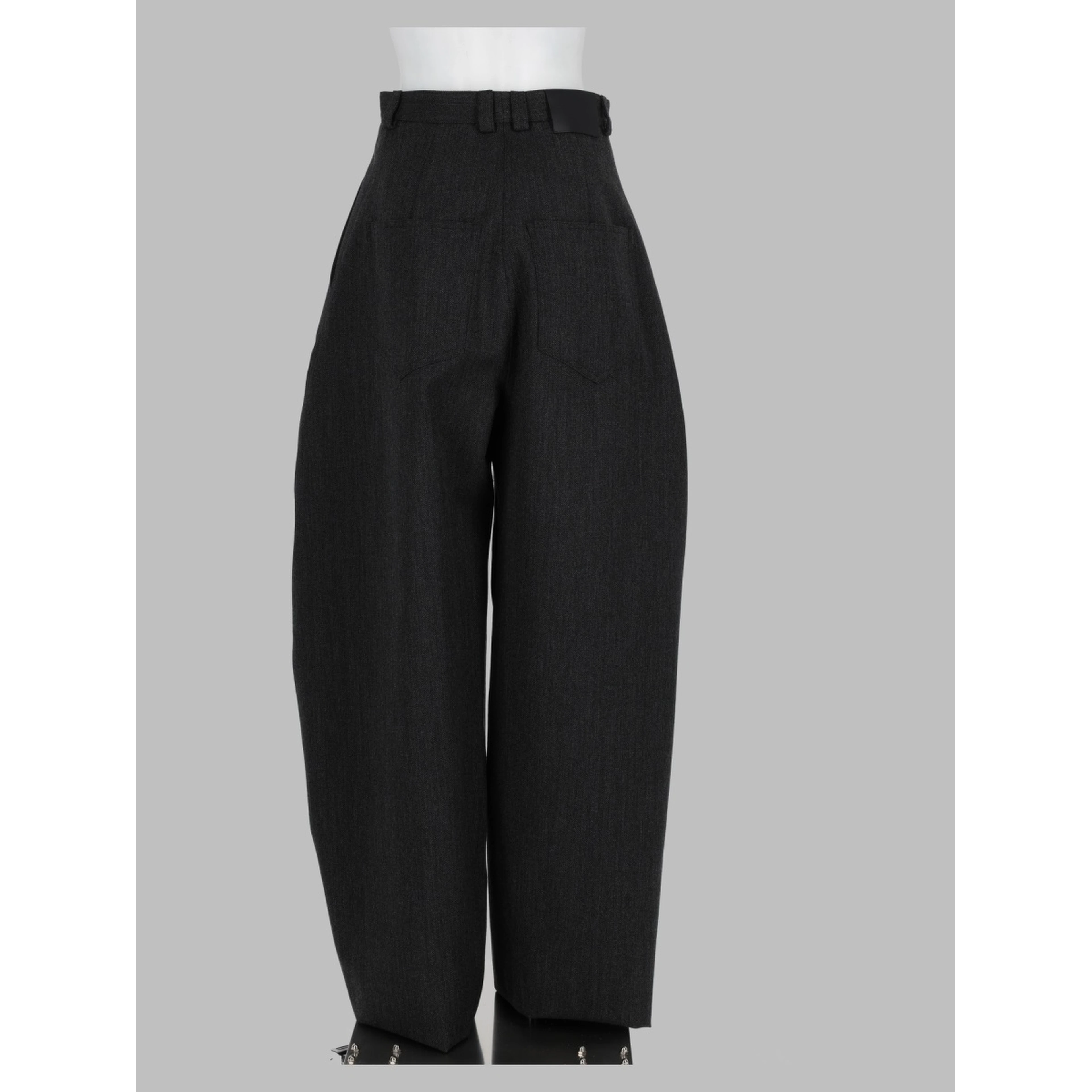 Pantalone Barrel In Lana