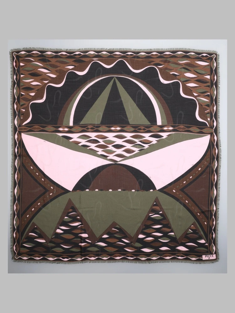Pashmina con Stampa Dune