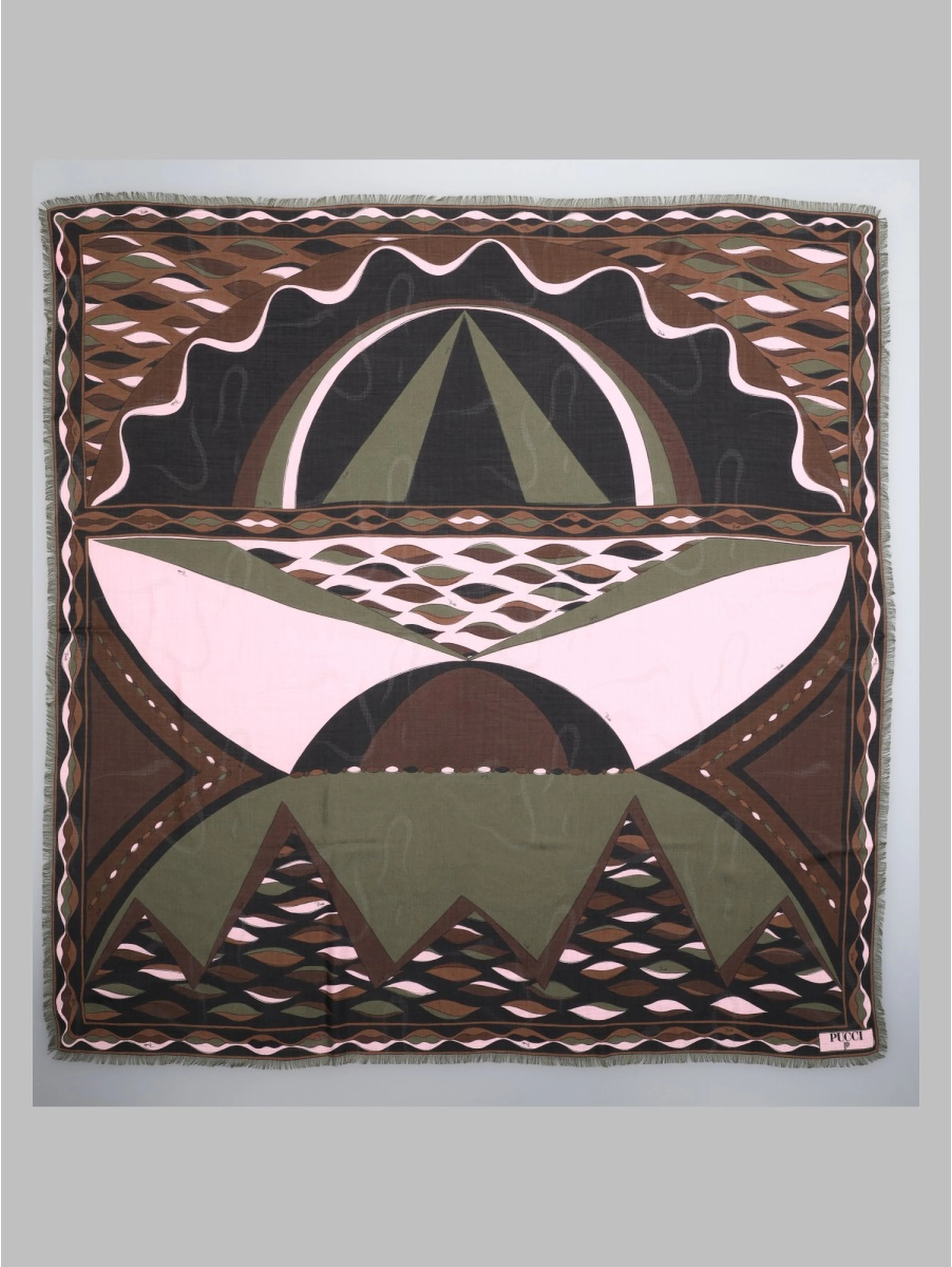 Pashmina con Stampa Dune