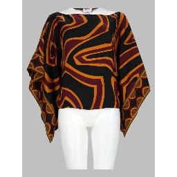 Blusa con Stampa "Labirinto"