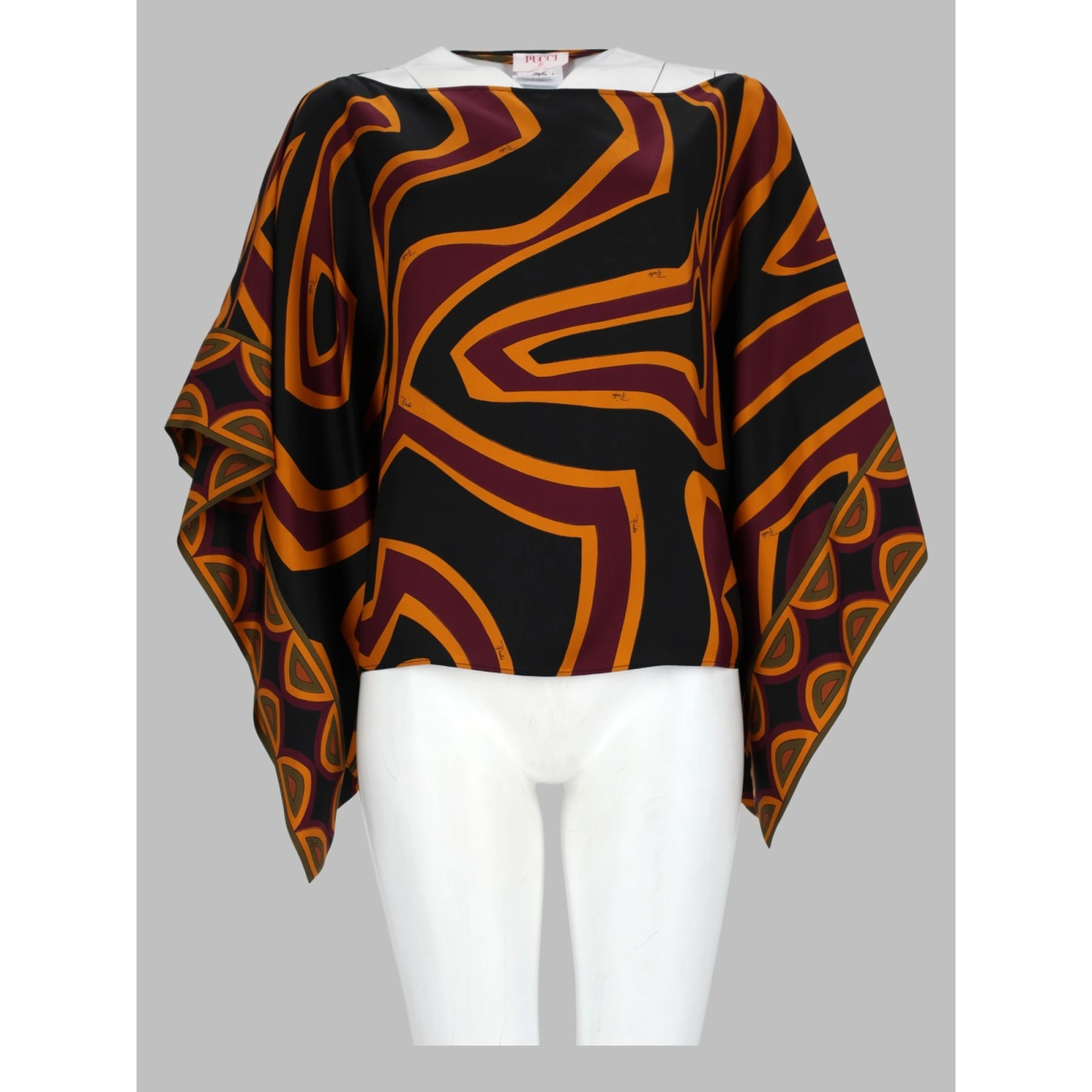 Blusa con Stampa "Labirinto"