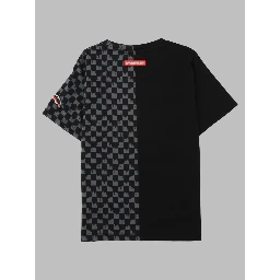 throw it to me drip checkered
split regular t-shirt